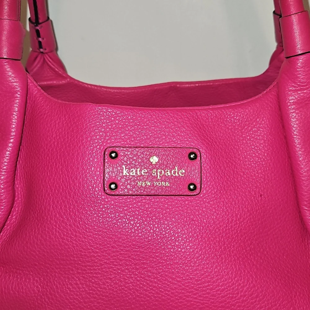Kate Spade Hot Pink Leather Handbag